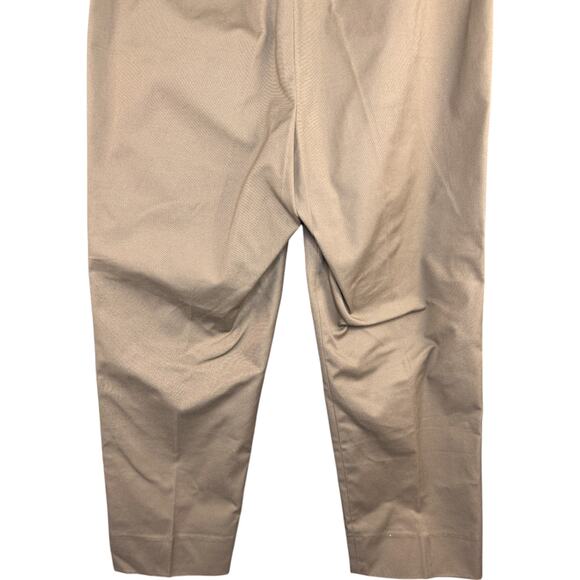 Judith Hart Women's 12 Capri Pants Brown Stretch Side Zip Cotton Blend NWT - Picture 10 of 14